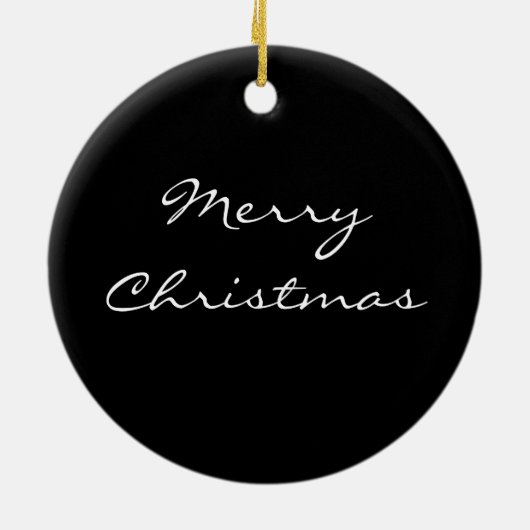 White Orchids kerstversiering Keramisch Ornament (Achterkant)