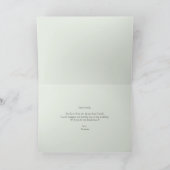 White Orchids & Kumquats zullen je zijn mijn Bride Kaart (Binnen)