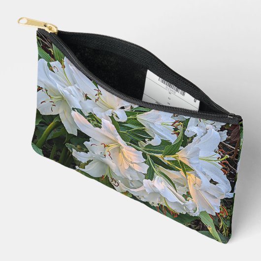 White Oriental Lilies Floral Etui (Open)