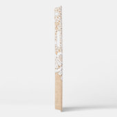 White Ornamental Lace over fabric design Case-Mate iPhone Case (Achterkant / Rechts)