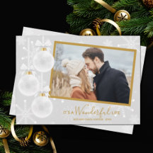 White Ornamenten kerstfoto