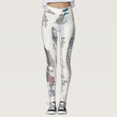 White Out Crop Leggings (Voorkant)