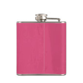 White-out-negatieve-ruimte-doel Heupfles (Achterkant)