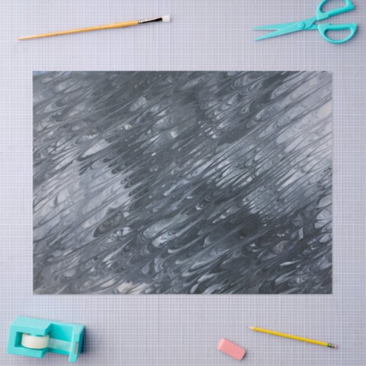 White over zwart-abstract deklaagpapier tissuepapier (Craft)