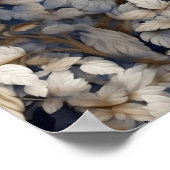 White Owl Hidden Animal | Owl Wall Print (Hoek)