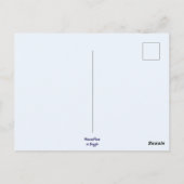 White Owl Moonlight Denken aan je Wenskaart Briefkaart (Achterkant)