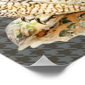 White Owl stijl Art Poster (Hoek)