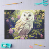 White Owl Tissue/Decoupage Papier (Craft)