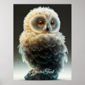 White Owlet. Poster (Voorkant)
