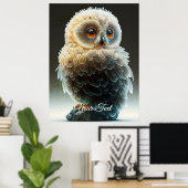 White Owlet. Poster (Thuiskantoor)