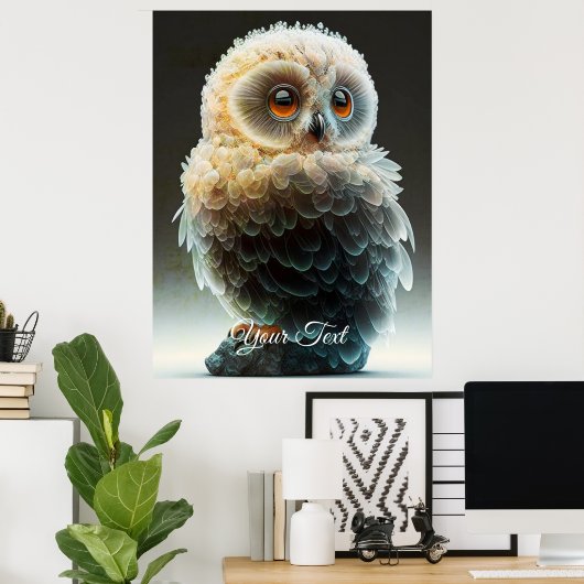 White Owlet. Poster (Thuiskantoor)