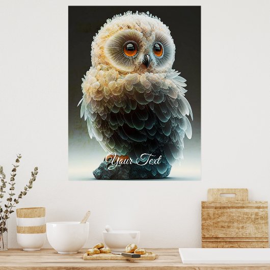White Owlet. Poster (Keuken)