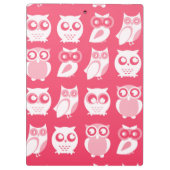 White Owls Clipboard Klembord (Achterkant)