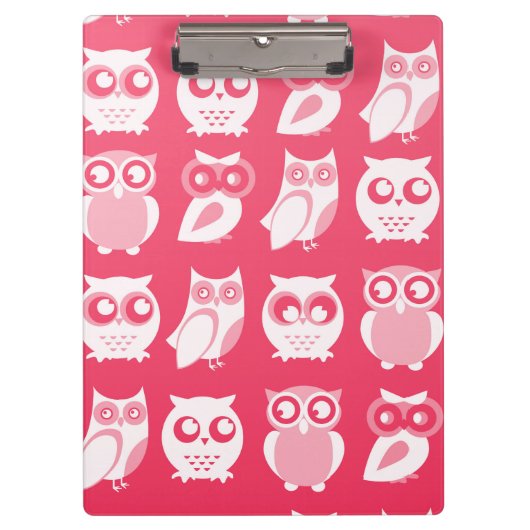 White Owls Clipboard Klembord (Voorkant)