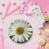 White Oxeye Daisy - Leucanthemum vulgare Papieren Bordje (Feest)