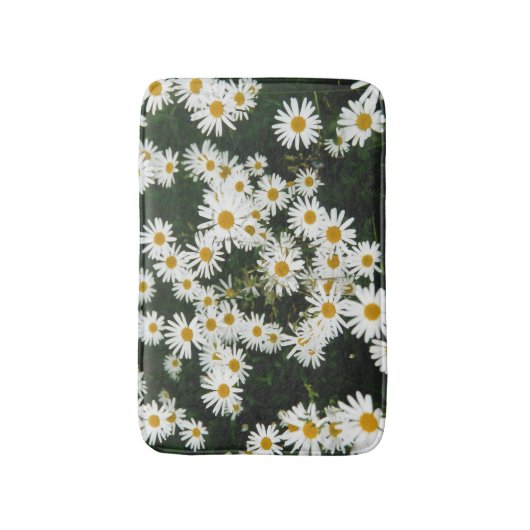 White Oxeye Daisy Meadow Badmat (Voorkant Verticaal)