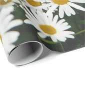 White Oxeye Daisy Meadow Cadeaupapier (Rol Hoek)