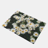 White Oxeye Daisy Meadow Deurmat (Schuin)