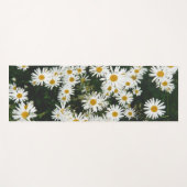 White Oxeye Daisy Meadow Yogamat (Voorkant (horizontaal))