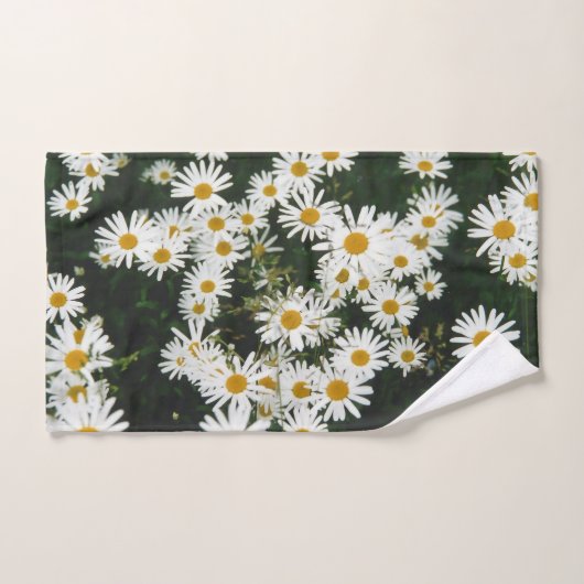 White Oxeye Daisy, Moon Daisy Meadow Bad Handdoek (Handdoek)