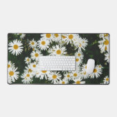 White Oxeye Daisy, Moon Daisy Meadow Bureaumat (Keyboard & Muis)
