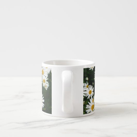 White Oxeye Daisy, Moon Daisy Meadow Espresso Kop (Achterkant)