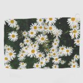 White Oxeye Daisy, Moon Daisy Meadow Golfhanddoek (Horizontaal)