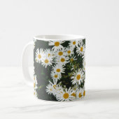 White Oxeye Daisy, Moon Daisy Meadow Koffiemok (Voorkant links)