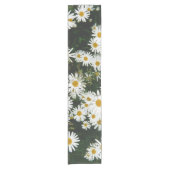 White Oxeye Daisy, Moon Daisy Meadow Korte Tafelloper (Voorkant)