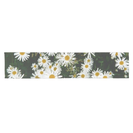 White Oxeye Daisy, Moon Daisy Meadow Korte Tafelloper (Horizontaal)