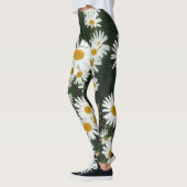 White Oxeye Daisy, Moon Daisy Meadow Leggings (Links)