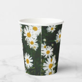 White Oxeye Daisy, Moon Daisy Meadow Papieren Bekers (Rechts)