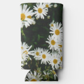 White Oxeye Daisy, Moon Daisy Meadow Seltzer Blikjeskoeler (Achterkant)