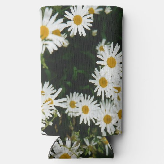 White Oxeye Daisy, Moon Daisy Meadow Seltzer Blikjeskoeler (Achterkant)