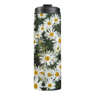 White Oxeye Daisy, Moon Daisy Meadow Thermosbeker