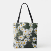 White Oxeye Daisy, Moon Daisy Meadow Tote Bag (Achterkant)