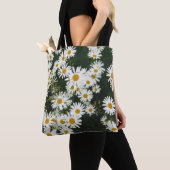 White Oxeye Daisy, Moon Daisy Meadow Tote Bag (Dichtbij)