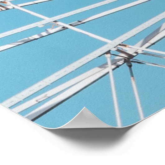 White Pacific Park ferris Poster (Hoek)