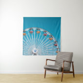 White Pacific Park ferris Wandkleed (In situ)