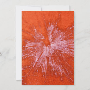 White Paintball op rood