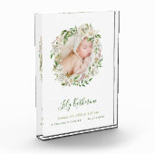 White Painted Floral Wreated Baby Foto Birth Stats (Links)