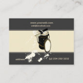 White Painters Painting Services Home Improvement Visitekaartje (Achterkant)