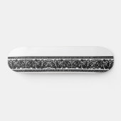 White Paisley Skateboard Pro (Horizontaal)