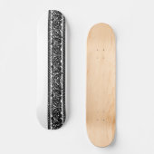 White Paisley Skateboard Pro (Voorkant)