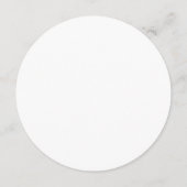 White Palette Tea Party Bridal Shower Kaart (Achterkant)