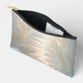 White palm leaves in golden-pastel tones  etui (Open)