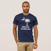 White Palmetto South Carolina T-Shirt (Voorkant volledig)