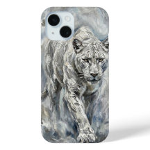White Panther Phone Case – Ethereal Majesty Collec