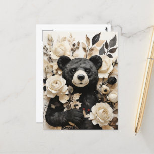 White Paper Rozen & Zwart Beer Valentijn Briefkaart