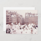 White Paris Briefkaart (Voorkant / Achterkant)